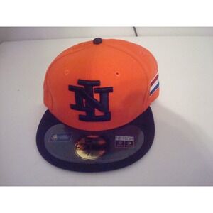 NETHERLANDS FITTED BASEBALL CLASSIC NEW ERA   DEADSTOCK  HAT CAP VINTAGE T4